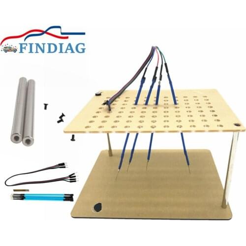 Lite BDM FRAME ECU Brush And Write ECU Chip Tuning Tool Mesh bracket 4pcs Probe Pin Super Discount BDM Frame Probe Holder