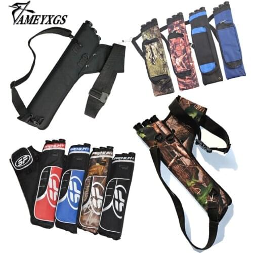 1pc Archery Quiver 3 Tubes Arrow Quiver Tube Arrow Holder Portable Strape Hunting Bag Hunting Archery Accessories