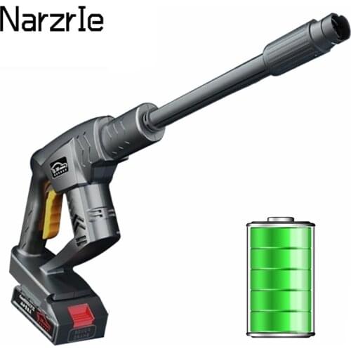 High Pressure Car Washer Rechargeable Lithium Battery Auto Spray Water Car Cleaning Gun Handheld Cleaner Car Acessories