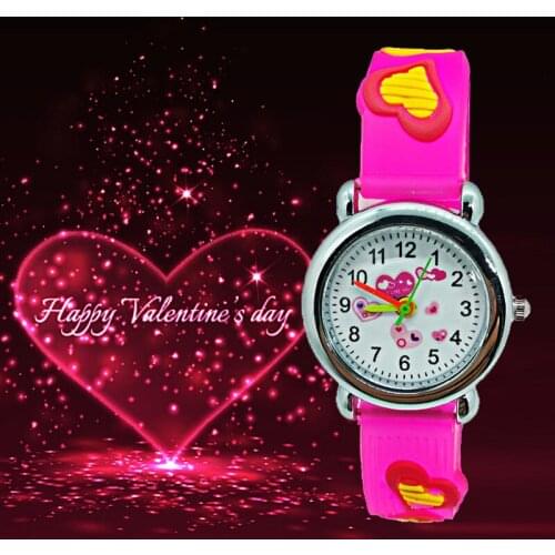 Low price children watches lovely 4 colors dial kids watch for boys girls gift child watch baby gifts clock Reloj de cuarzo