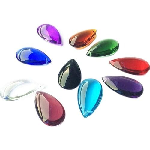 Free Shipping,(30pcs)38mm Mix color crystal chandelier parts,chandelier crystal Glass raindrops,crystal pendants for chandeliers