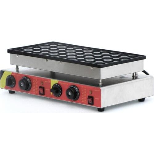 220v / 110v 50 Holes Waffle Maker Commercial Biscuits Dutch Poffertjes Grill Mini Pancake Baking Machine