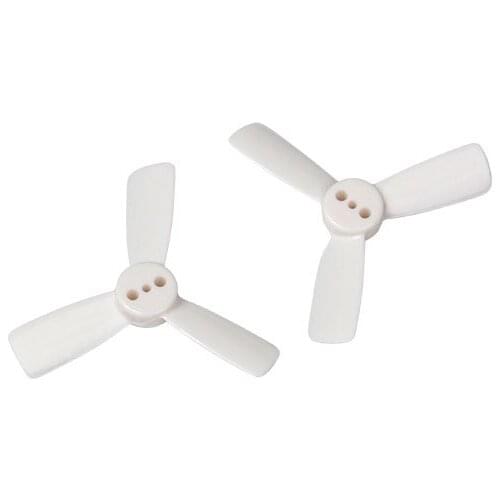10Pairs 1935 3 Paddle Props 2 Inch CCW CW White Propeller for Q90 90GT FPV Racing RC Drone Quadcopter F20995