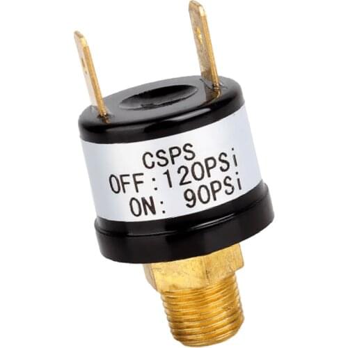 90-120 PSI Air Pressure Switch Tank Mount Type 1/4'' NPT 12V Train Air Horn