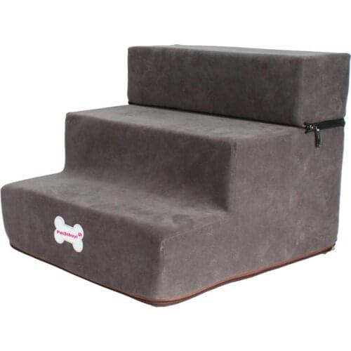 3 Layers Pet Stair Step Flannel Dog Detachable Three-Story Staircase Assembly Removable Wash Anti-slip Removable Pet Dog Stairs