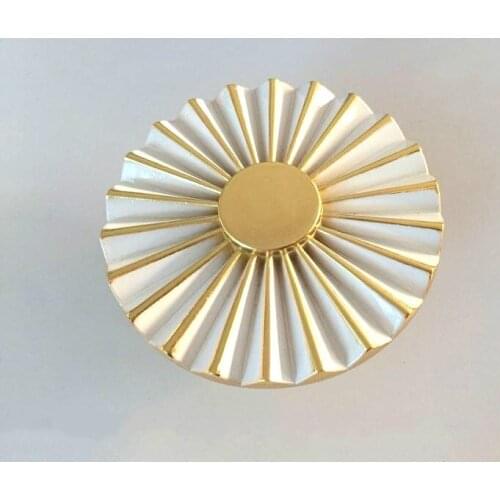 Morden Zinc Alloy White And Gold Cabinet C.C.:32mm Drawer Pull Handle