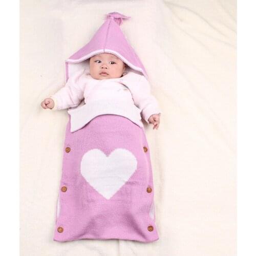 Newborn Sleeping Bag Infant Spring Autumn Knitted Anti-kick Sleeping Bag Baby Boy Girl Bedding Baby Sleepsack For Spring Autumn