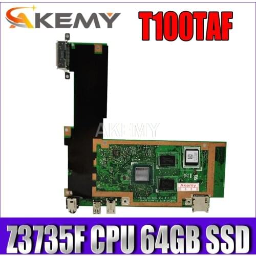T100TAF Motherboard For Asus T100TAF Tablet Mainboard T100TAF Motherboard Test 100% OK Z3735F CPU 64GB SSD
