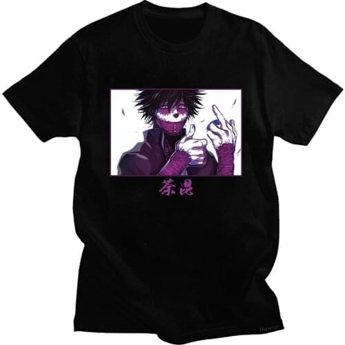 Japanese Anime My Hero Academia Dabi Printed Short Sleeve Tops Unisex Tops