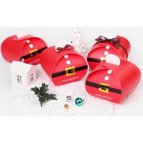 Belly Santa box Candy box Snow man Christmas Santa Claus Design Gift Treat boxes Decor Christmas Decoration