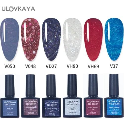Ulovkaya Glitter Gel Polish For Nails