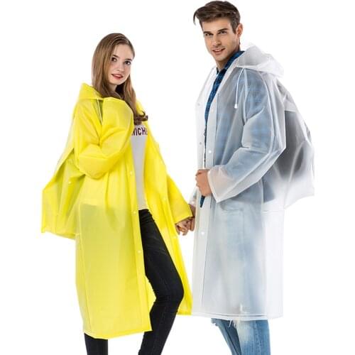 Waterproof Rain Cover Adult Poncho Raincoat Portable Lightweight Hooded Long Raincoat Reusable Rainwear with Backpack Cover