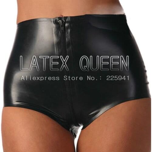 Ladies' latex shorts