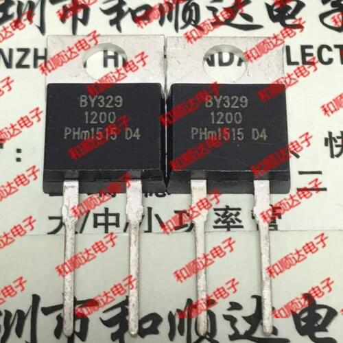 10pcs/lot BY329-1200 New Spot TO-220-2 1200V 8A