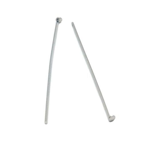 100pcs 304 Stainless Steel Flat Head Pin for DIY Jewelry Making 30mm 35mm 50mm Headpin Needle Earring Findings
