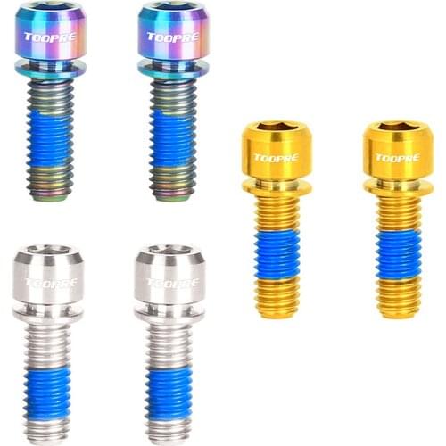 2pcs Bike Crank Arm Fixing Bolt Mountain Road Bicycle Chainwheel Fixed Screw Set M6x18 M6x20 Hollow Fixing Bolts Fixed Candid