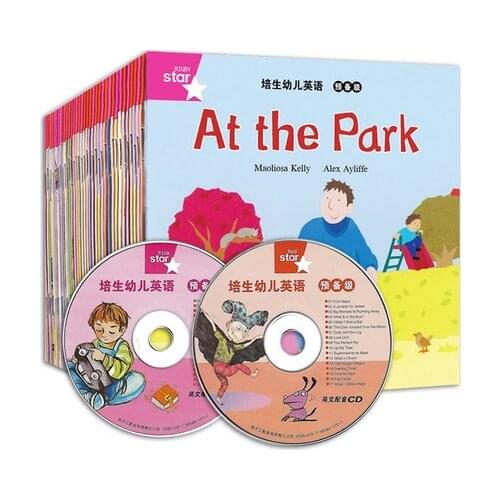 35 BOOK At The Park English Book Helping Child to Read English Story Picture book 3-6 year old childrens English reading book