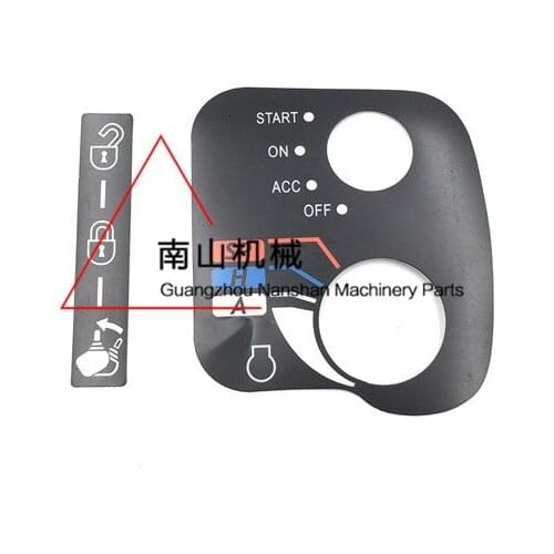 Free shipping for Excavator Case Sumitomo 120 210 240 350-5/A5 Throttle Knob Sticker Armrest Box Sticker Accessories