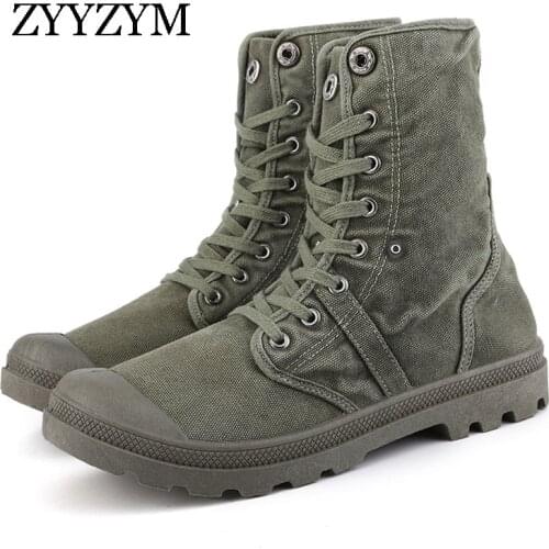 ZYYZYM Men Shoes Casual Spring Autumn High help Style Denim Canvas Fashion Rubber Outdoors Shoes Men