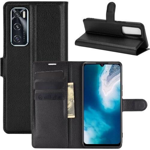 Book Style PU Leather Case Cover for VIVO V20 SE Flip Wallet Phone Bags Cases with Stand for VIVO Y70