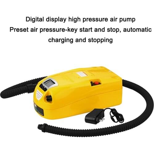 Small High Pressure Electric Air Pump GP80BD Portable Inflatable Boat Rubber Boat Kayak Air Pump Professional 240W 12V / AC220V