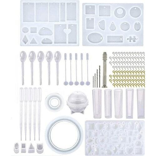 Earrings Pendant Resin Mold DIY Resin Silicone Mold Jewelry Making Casting Mold Jewelry Tools