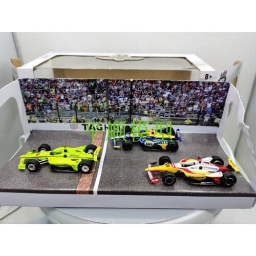 GREENLIGHT 1/64 INDY 500 2019 Podium #22 SIMON PAGENAUD #27 ALEXANDER ROSSI #30 TAKUMA SATO Collection die-cast alloy car models