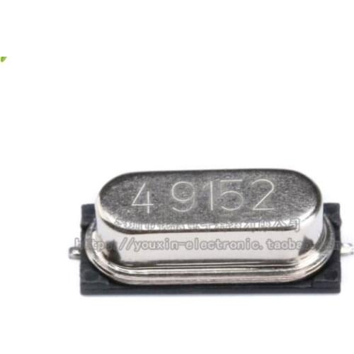 HC-49/SMD 4.9152 3.579545 4MHz 7.3728 8MHz 11.0592 12MHz 12.288 16MHz 20MHz 22.1184 25MHz 27MHz passive crystal oscillator