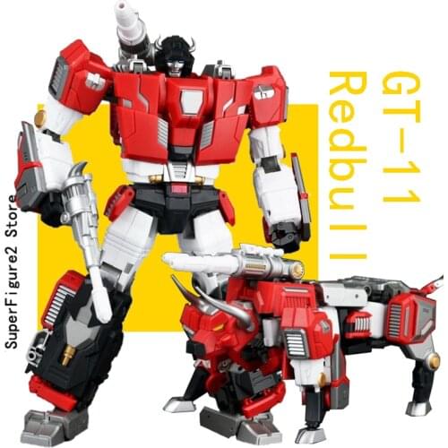 Transformation Generation Toy G1 GT-11 GT11 Red Bull Mode Sideswipe Beast Warrior Action Figure Robot Toys