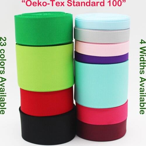 Grosgrain Ribbons ECO-Friendly For Wedding Christmas Party Decorations DIY Bow Craft Card Gifts Wrapping Baby