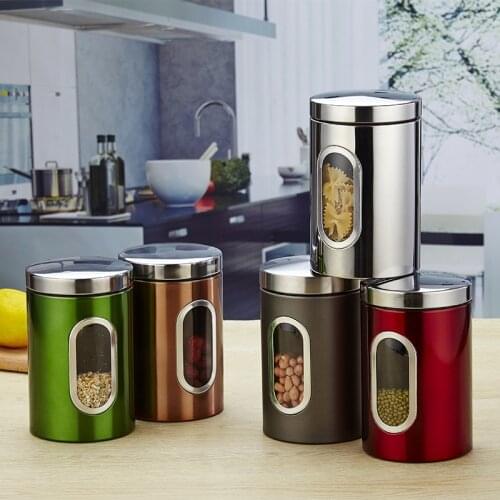 Nordic cereals kitchen storage can food can kitchen storage box coffee can snack box household goods