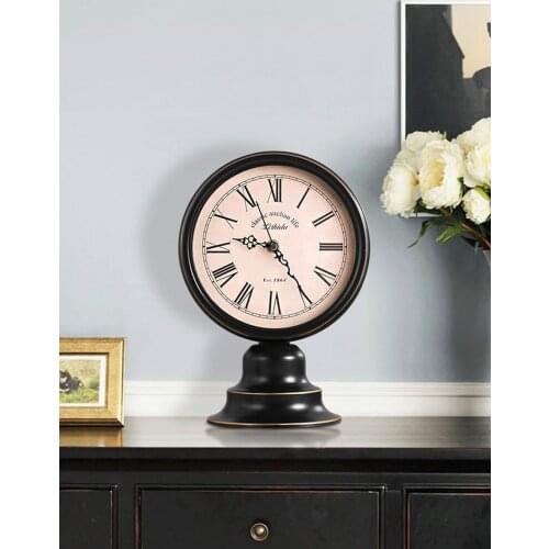 Living Room Bedroom Desktop Desk Clock European-Style Mute Clock Creative Bedside-Use Clock