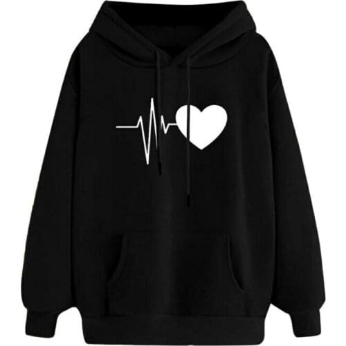 Fashion New Womens Winter Hoodies Cotton Hoodie Ladies Hot Jumper Warm Coat Hooded Tops Pullover Plus Size Sweatshirt