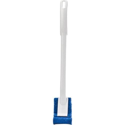 Recableght Nylon Bristles Cleaning Brush Long Handle Bathroom Remove Stains Forcefully Toilet Good Grip Scrubber Window Cleaner