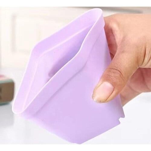 Thickening Plastic Polyeae Fruit Color Rectangular Flower Pot - (7 × 7cm) Basin + Tray Practical and durable flower pot cool