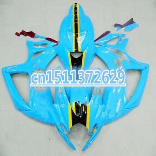 Light Blue full 100%NEW fairing for A GSXR600 750 GSXR600 GSXR750 GSX-R600 750 K6 06 07 2006 2007 body kit-Dor for SUZUKI D