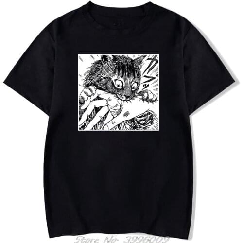 Tomie Junji Ito T-Shirt Men Unisex New Cartoon Design Men Tee Shirt Tshirt Summer Tops Short Sleeve Cotton Vintage Style