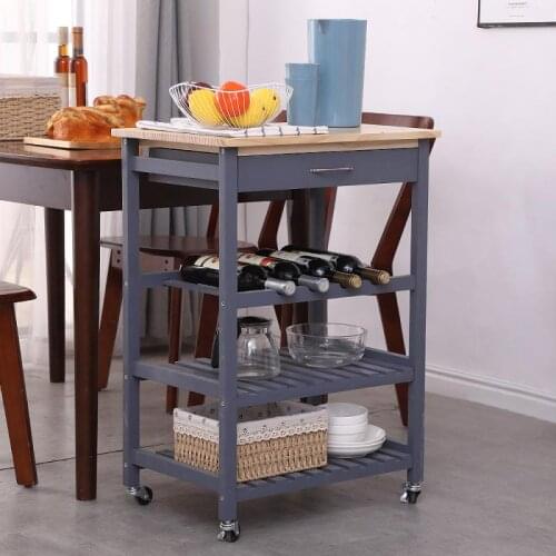 3 Tier Storage Cart Removable Storage Rack Mobile Shelving Unit Organizer Slide Kitchen Bathroom Trolley Floor Shelf HWC