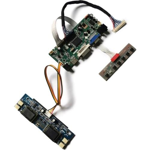 4CCFL screen 1280*1024 VGA+DVI For HSD190ME12/HSD190ME13/HSD190MEN3/HSD170ME13 LVDS 30-Pin M.NT68676 display controller kit