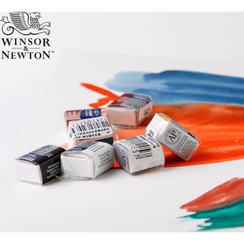Winsor & Newton Cotman Watercolour Paint 40 colors Solid Half Pan 003-327