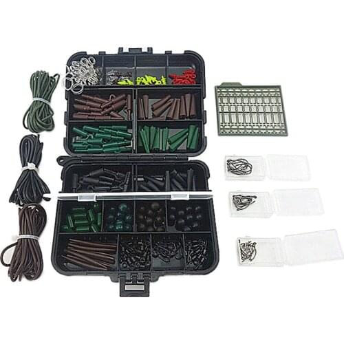 Assorted Carp Fishing Accessories Tackle Boxes For Hair Rig Combo Box Stoppers Fishing Tackle Box C1005