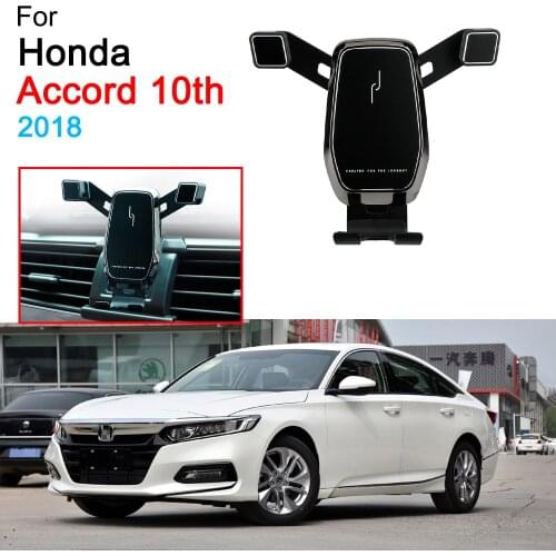 Car Phone Holder Air Vent Mount Clip Clamp Mobile Phone Holder for Honda Accord 10th Accessories 2018 2019