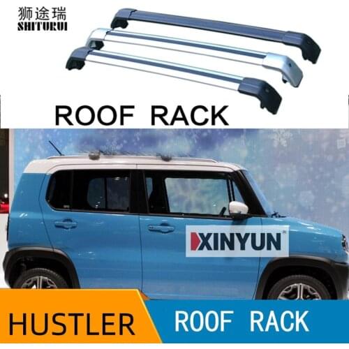 2Pcs Roof Bars for SUZUKI HUSTLER 2014- 2016 2017 2018 2019 Aluminum Alloy Side Bars Cross Rails Roof Rack Luggage Carrier