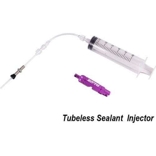 MTB Mountain Road Bike Tubeless Sealant Injector Tubeless Tire UST Tyre No Inner Tubes Use With Valve Core Tool