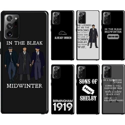 Peaky Blinders Quote Case For Samsung Galaxy S10 Plus S8 S9 S20 FE Note10 Plus Note9 Note20 S21 Ultra Cover Bag