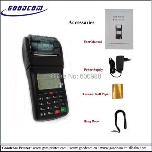 Financial equipment Thermal Printer , get online order from server via SMS, GPRS