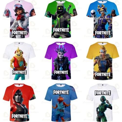 Fortnite Victory Boys Girls 3D Men and Women Thin T-shirt Battle Royale Hero T-shirt Kids Game Anime T-shirt Birthday Gift