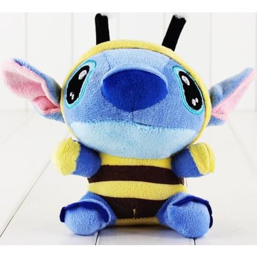 20cm Hot Sale Bee Stitch Cute Cartoon Bee Stitch Plush Toy Soft Stuffed Animal Dolls Best Gift