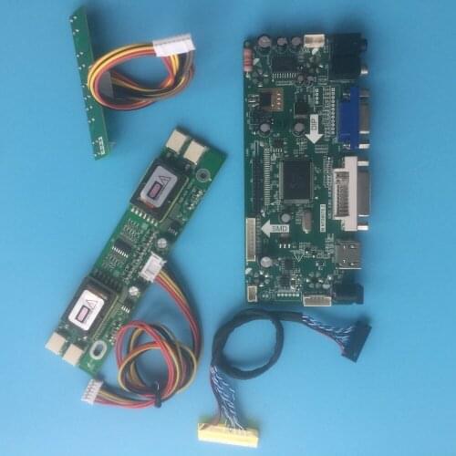 Kit for M190PW01 V0 19" 30pin LVDS 4 lamps M.NT68676 DIYS creen Panel VGA DVI 1440X900 HDMI Driver Controller board
