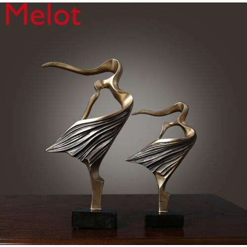 Creative wedding gift personalized decoration Nordic home living room TV cabinet hotel decoration Abstract dancer furnishings